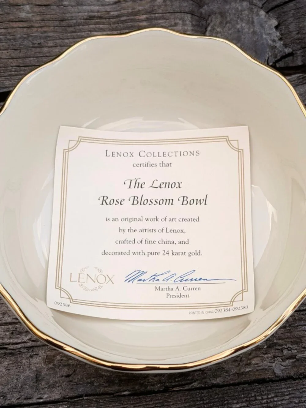 SET 4 Lenox NEW Ivory Rose Blossom  5.5